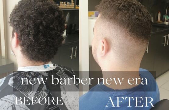 Before and after new barber new era!