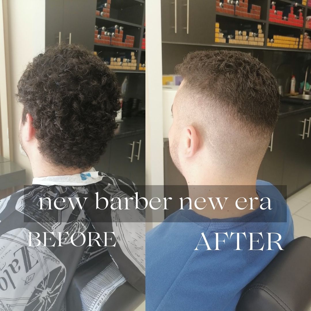 Before and after new barber new era!